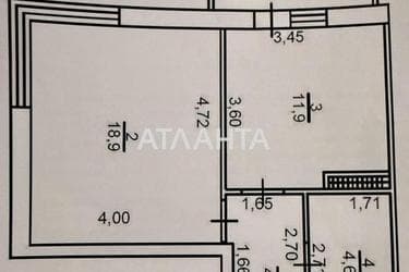1-кімнатна квартира за адресою Небесної сотні пр. (площа 43 м²) - Atlanta.ua - фото 24