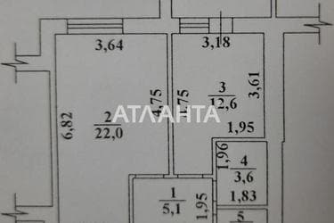 1-комнатная квартира по адресу ул. Сахарова (площадь 49,7 м²) - Atlanta.ua - фото 16