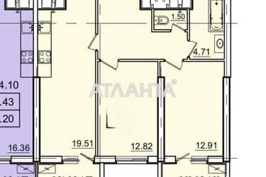 2-кімнатна квартира за адресою вул. Генуезька (площа 67 м²) - Atlanta.ua - фото 16