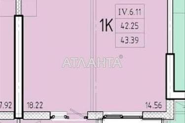 1-room apartment apartment by the address st. Genuezskaya (area 43,4 m²) - Atlanta.ua - photo 14