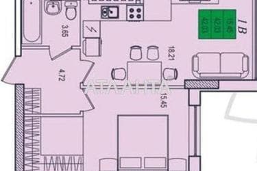 1-кімнатна квартира за адресою вул. Марсельська (площа 44 м²) - Atlanta.ua - фото 18