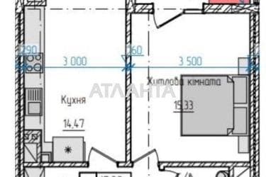 1-room apartment apartment by the address st. Nauki (area 44,4 m²) - Atlanta.ua - photo 18