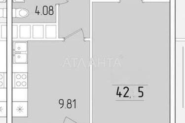 1-room apartment apartment by the address st. Krasnova (area 42,5 m²) - Atlanta.ua - photo 14