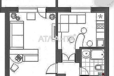 1-кімнатна квартира за адресою вул. Заболотного ак. (площа 34 м²) - Atlanta.ua - фото 10