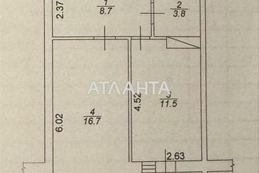 1-room apartment apartment by the address st. Ozernaya (area 44,6 m²) - Atlanta.ua - photo 28