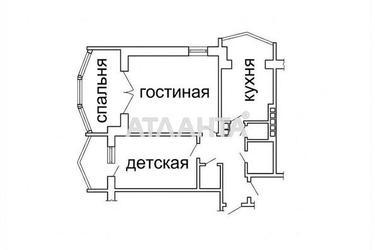 2-комнатная квартира по адресу ул. Королева ак. (площадь 57,3 м²) - Atlanta.ua - фото 28