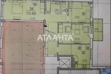 3-комнатная квартира по адресу Вокзальный пер. (площадь 74 м²) - Atlanta.ua - фото 12