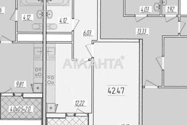 1-комнатная квартира по адресу ул. Краснова (площадь 42 м²) - Atlanta.ua - фото 34