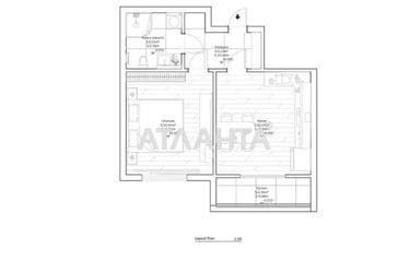 1-кімнатна квартира за адресою вул. Лісна (площа 43,1 м²) - Atlanta.ua - фото 29