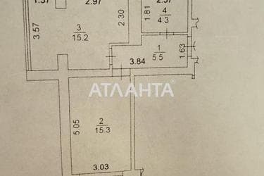 1-кімнатна квартира за адресою вул. Одеська (площа 43 м²) - Atlanta.ua - фото 37