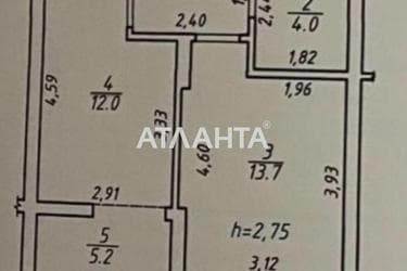 1-комнатная квартира по адресу Шевченко Т. Ул. (площадь 39 м²) - Atlanta.ua - фото 22