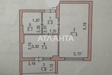 1-room apartment apartment by the address st. Proezdnaya (area 30,3 m²) - Atlanta.ua - photo 18