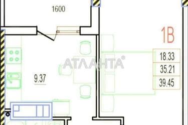 1-комнатная квартира по адресу ул. Строительная (площадь 43,5 м²) - Atlanta.ua - фото 16