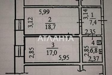 2-кімнатна квартира за адресою вул. Канатна (площа 50 м²) - Atlanta.ua - фото 26