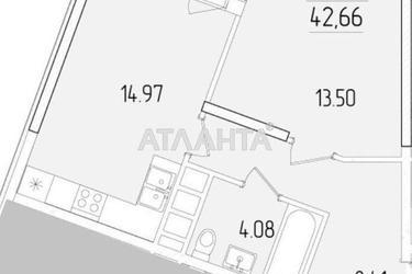 1-room apartment apartment by the address st. Krasnova (area 42,7 m²) - Atlanta.ua - photo 22