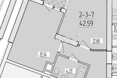 1-кімнатна квартира за адресою вул. Краснова (площа 42,6 м²) - Atlanta.ua - фото 36
