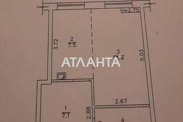 1-комнатная квартира по адресу ул. Марсельская (площадь 32,5 м²) - Atlanta.ua - фото 14