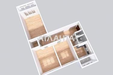 3-комнатная квартира по адресу Золотая ул.   (площадь 70,1 м²) - Atlanta.ua - фото 33