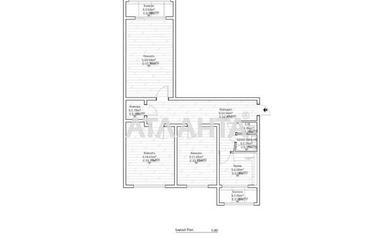 3-комнатная квартира по адресу Золотая ул.   (площадь 70,1 м²) - Atlanta.ua - фото 35