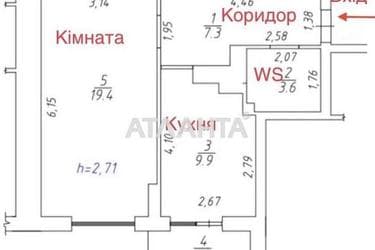 1-комнатная квартира по адресу Малоголосковская ул. (площадь 41,2 м²) - Atlanta.ua - фото 30