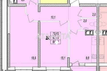 2-кімнатна квартира за адресою вул. Прохорівська (площа 67,3 м²) - Atlanta.ua - фото 28