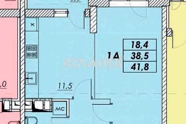 1-комнатная квартира по адресу ул. Прохоровская (площадь 41,2 м²) - Atlanta.ua - фото 15
