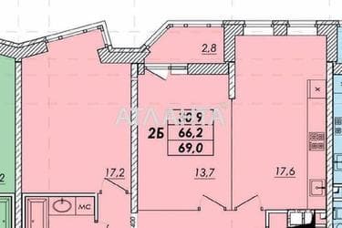 2-кімнатна квартира за адресою вул. Прохорівська (площа 68,1 м²) - Atlanta.ua - фото 7
