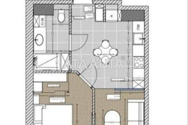 1-room apartment apartment by the address st. Genuezskaya (area 42,2 m²) - Atlanta.ua - photo 27