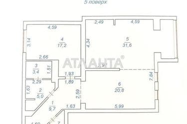 2-кімнатна квартира за адресою вул. Кудряшова (площа 90 м²) - Atlanta.ua - фото 40