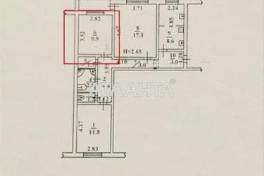 1-комнатная квартира по адресу ул. Заболотного ак. (площадь 15 м²) - Atlanta.ua - фото 18