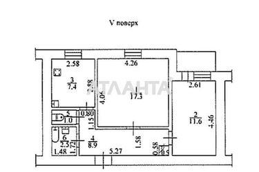 2-комнатная квартира по адресу ул. Сегедская (площадь 50 м²) - Atlanta.ua - фото 22