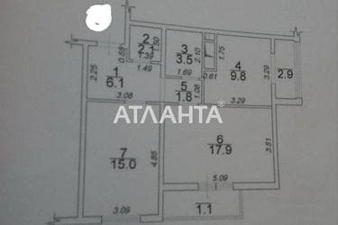 2-комнатная квартира по адресу ул. Жемчужная (площадь 60,2 м²) - Atlanta.ua - фото 8