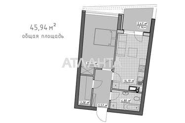 1-комнатная квартира по адресу Курортный пер. (площадь 45,9 м²) - Atlanta.ua - фото 14