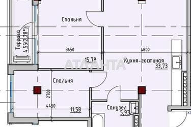 2-комнатная квартира по адресу ул. Софиевская (площадь 69,3 м²) - Atlanta.ua - фото 19
