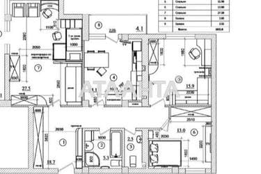 3-комнатная квартира по адресу ул. Цветаева ген. (площадь 97 м²) - Atlanta.ua - фото 43