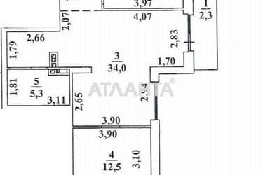 2-комнатная квартира по адресу ул. Дачная (площадь 71,8 м²) - Atlanta.ua - фото 20