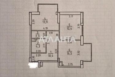 2-комнатная квартира по адресу Среднефонтанский пер. (площадь 59,8 м²) - Atlanta.ua - фото 18