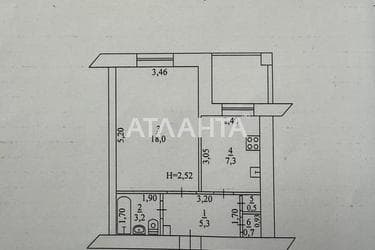 1-комнатная квартира по адресу Люстдорфская дор. (площадь 39,6 м²) - Atlanta.ua - фото 38