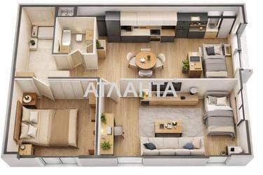 1-кімнатна квартира за адресою вул. Дача Ковалевського (площа 47,1 м²) - Atlanta.ua - фото 19