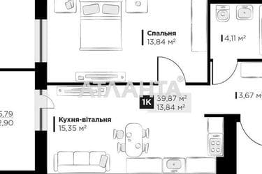 1-room apartment apartment by the address st. Galitskaya (area 39,9 m²) - Atlanta.ua - photo 7