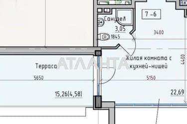 1-комнатная квартира по адресу ул. Донского Дмитрия (площадь 41,7 м²) - Atlanta.ua - фото 10