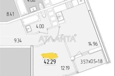 1-кімнатна квартира за адресою вул. Краснова (площа 42,3 м²) - Atlanta.ua - фото 12
