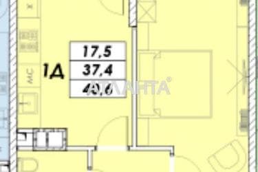 1-room apartment apartment by the address st. Prokhorovskaya Khvorostina (area 40,6 m²) - Atlanta.ua - photo 10