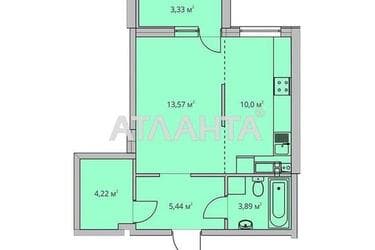 1-кімнатна квартира за адресою вул. Воробйова ак. (площа 39 м²) - Atlanta.ua - фото 13