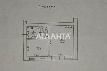 2-rooms apartment apartment by the address st. Zaporozhskaya (area 39 m²) - Atlanta.ua - photo 24