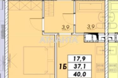 1-комнатная квартира по адресу ул. Прохоровская (площадь 40 м²) - Atlanta.ua - фото 16