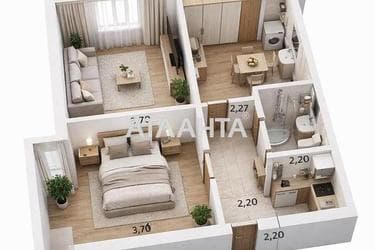 2-кімнатна квартира за адресою вул. Брестська (площа 45 м²) - Atlanta.ua - фото 30