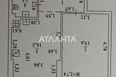 1-комнатная квартира по адресу Небесной Сотни пр. (площадь 41,3 м²) - Atlanta.ua - фото 18