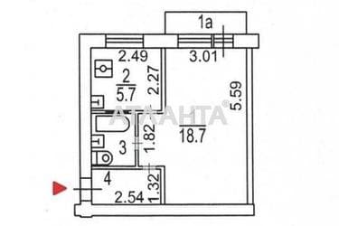1-room apartment apartment by the address st. Lyustdorfskaya dor Chernomorskaya dor (area 33 m²) - Atlanta.ua - photo 34