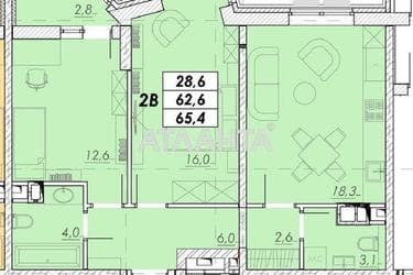 2-rooms apartment apartment by the address st. Prokhorovskaya Khvorostina (area 65,4 m²) - Atlanta.ua - photo 7